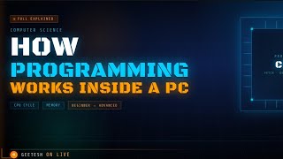 How Programming Works in a Computer System | Geetesh On Live