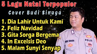 5 Lagu Natal Terpopuler Sepanjang Masa | Cover Budi Sinaga  (Live)