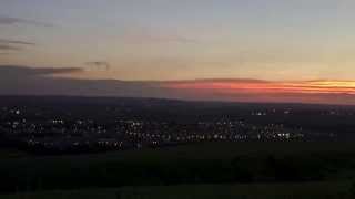 First sunset time-lapse