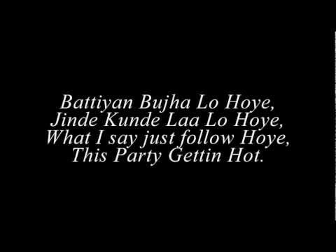 This Party Gettin Hot - Jazzy B - Yo Yo Honey Singh ( Mp3 _ Lyrics )