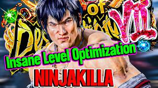 NINJAKILLA's INSANE Law Gameplay! High-Level Ranked Match Highlights - Tekken 8