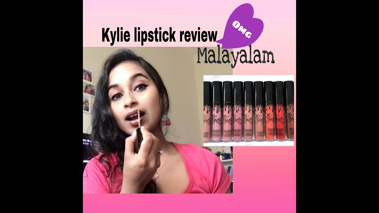 kylie lipstick review malayalam video YouTube