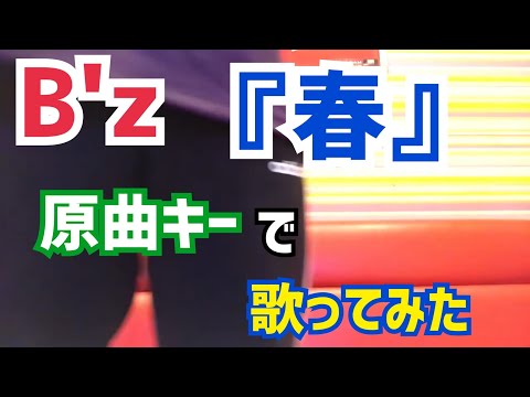 【原曲キー】B'z「春」を歌ってみた【B'z】