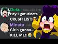 If Deku got Mineta Crush List | My Hero Academia