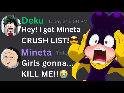 If Deku got Mineta Crush List | My Hero Academia