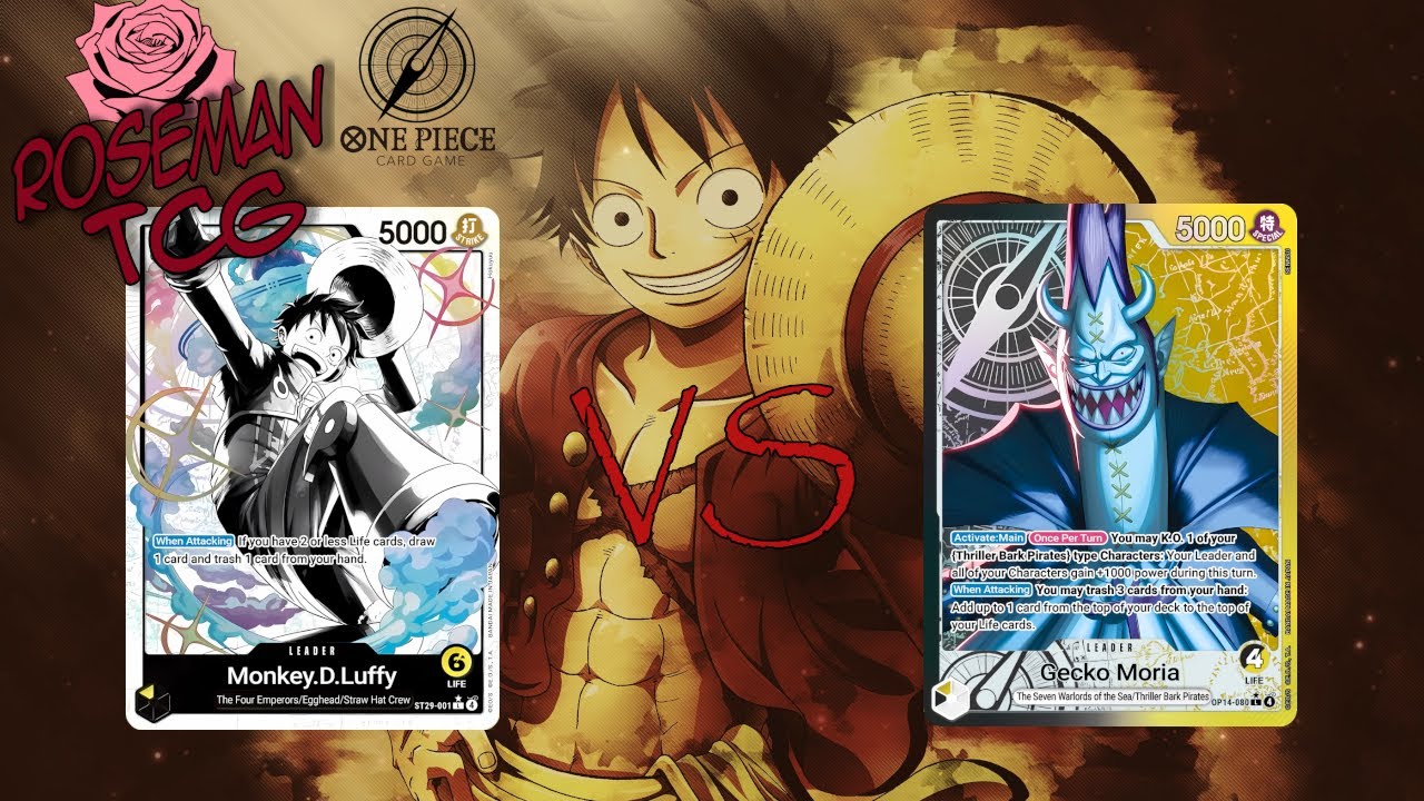 One Piece TCG Yellow Luffy v B/Y Moria - Friendly
