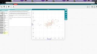Scattergraphs - exploring equivalent relationships using CODAP