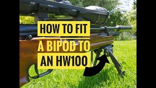 Matt's Country - How to fit a Bipod to a Weihrauch HW100 by changing the front stock stud