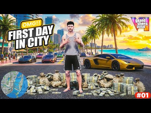 Video thumbnail for MY FIRST DAY IN NEW GANGSTER CITY! - GTA 6 REAL LIFE #1