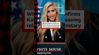 White House confirms Katie Zacharia is leaving role. #BBCNews