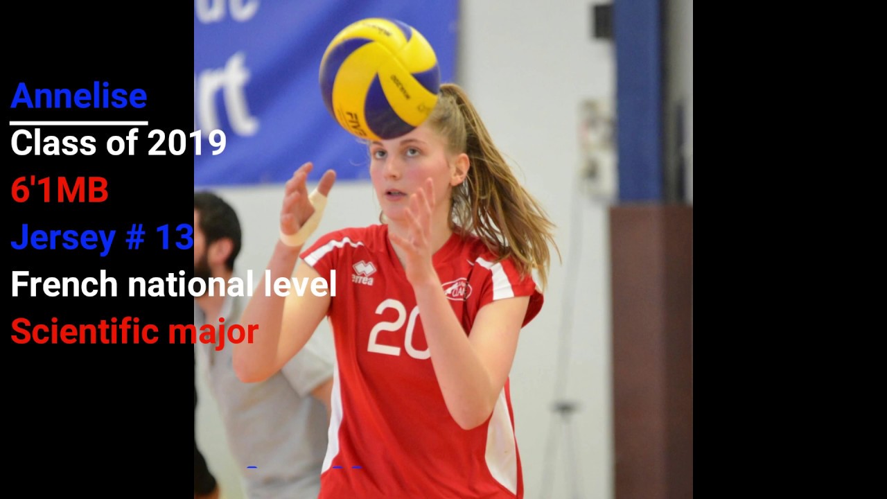 Middle Blocker Annelise Volleyball recruiting video YouTube