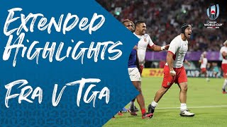 Extended Highlights: France v Tonga - Rugby World Cup 2019