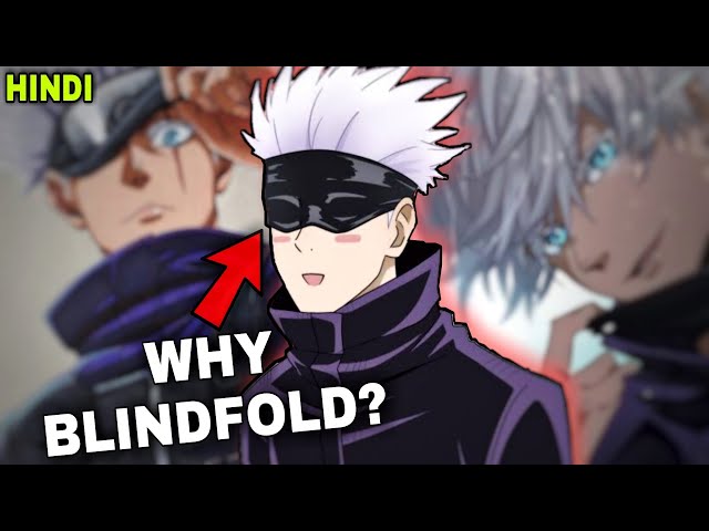 Why Gojo Satoru wear Blindfold? (Hindi) 