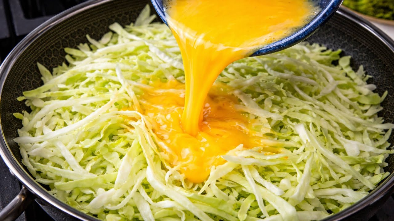 How to prepare cabbage with eggs || 3 easy quick and tastier than meat!