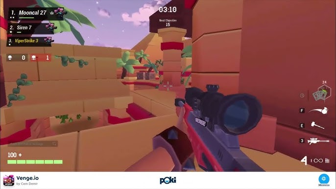 Venge.io gameplay  Poki.com 