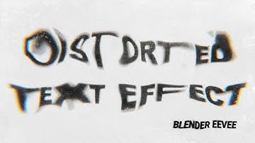 KINETIC TYPOGRAPHY IN BLENDER TUTORIAL