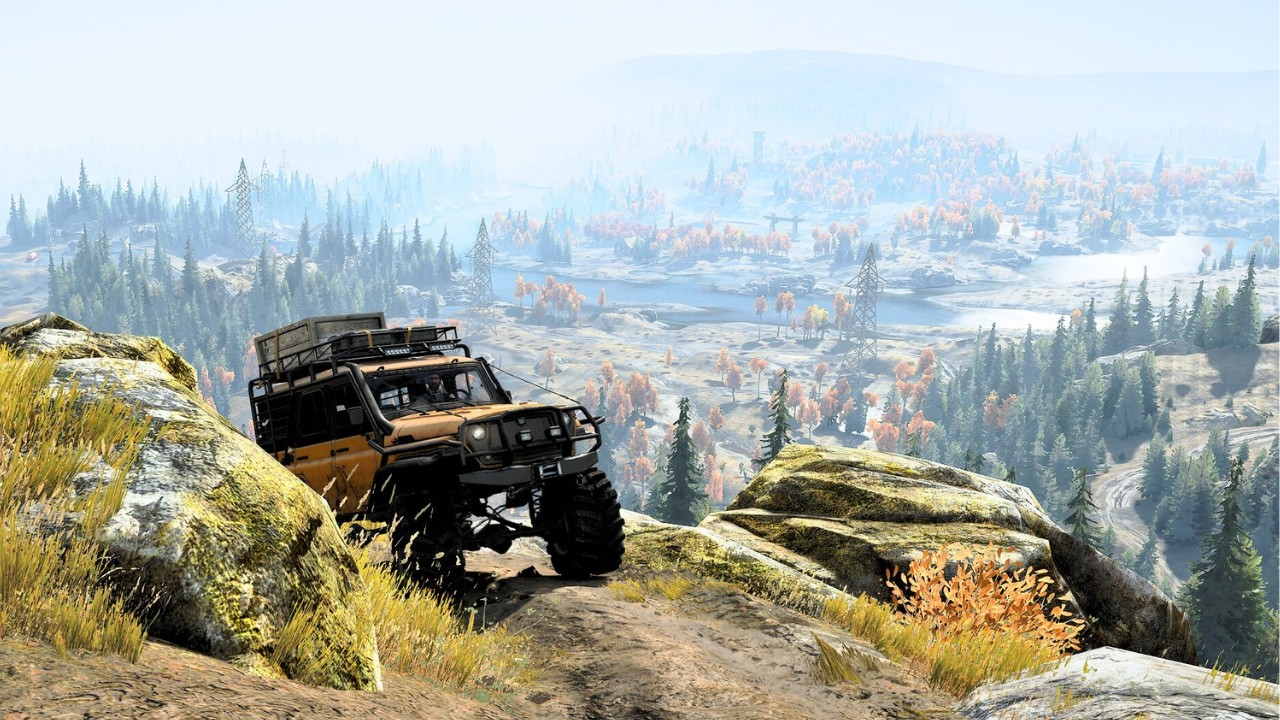 SnowRunner - King Of The Hill Mission - Khan 39 Marshall Relaxed Offroad Gameplay (No Commentary)