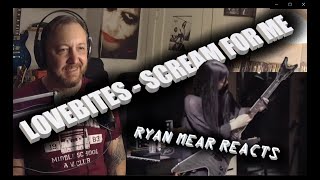 Lovebites - Scream For Me - Ryan Mear Reacts