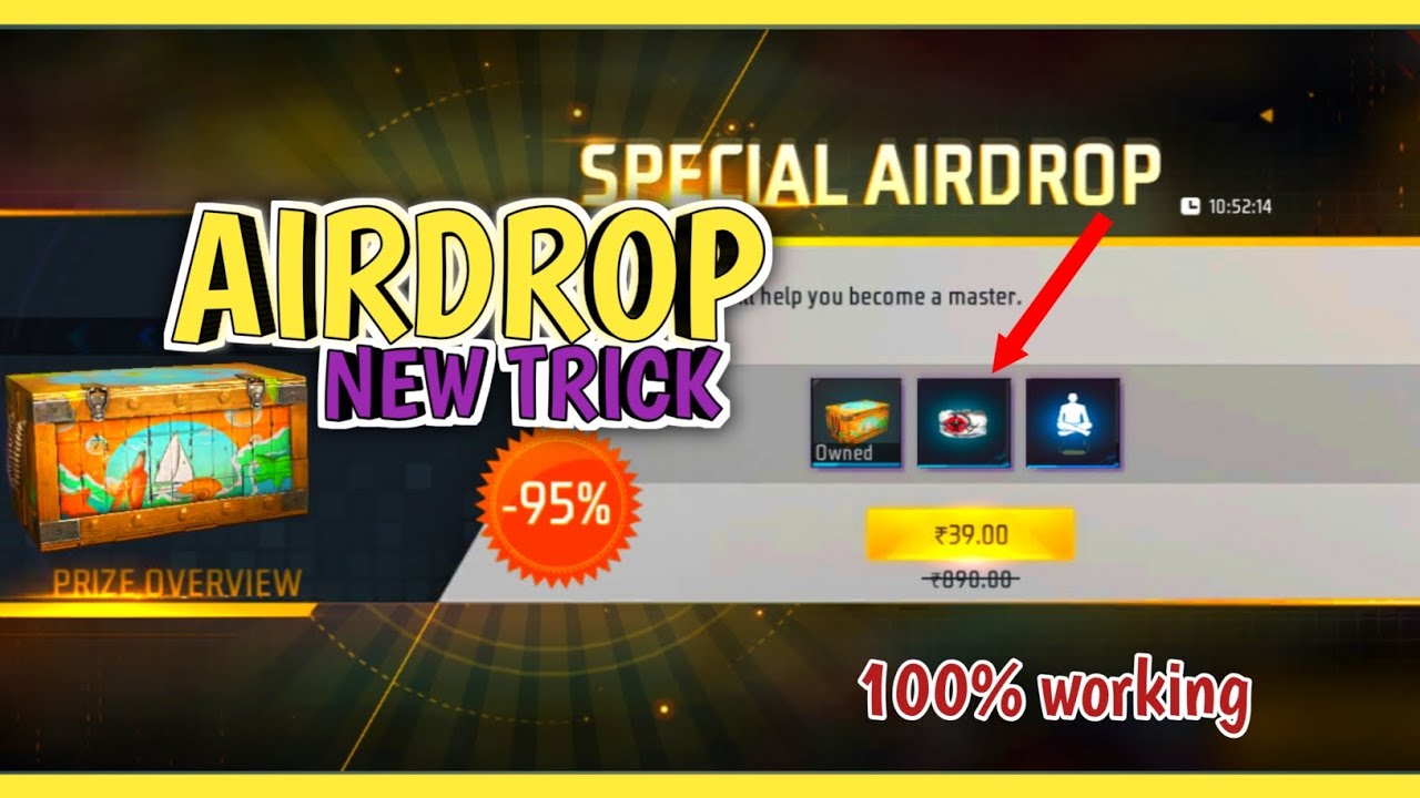 Unlimited airdrops freefire 🔥₹29 ₹9 special airdrop New trick💥 | Malayalam | 100% Working tricks|🤩