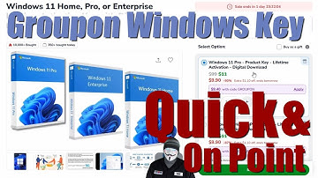 Activate Windows 11 Pro Cheap How To Use Groupon Key Affordable License Home PC Computer Activation