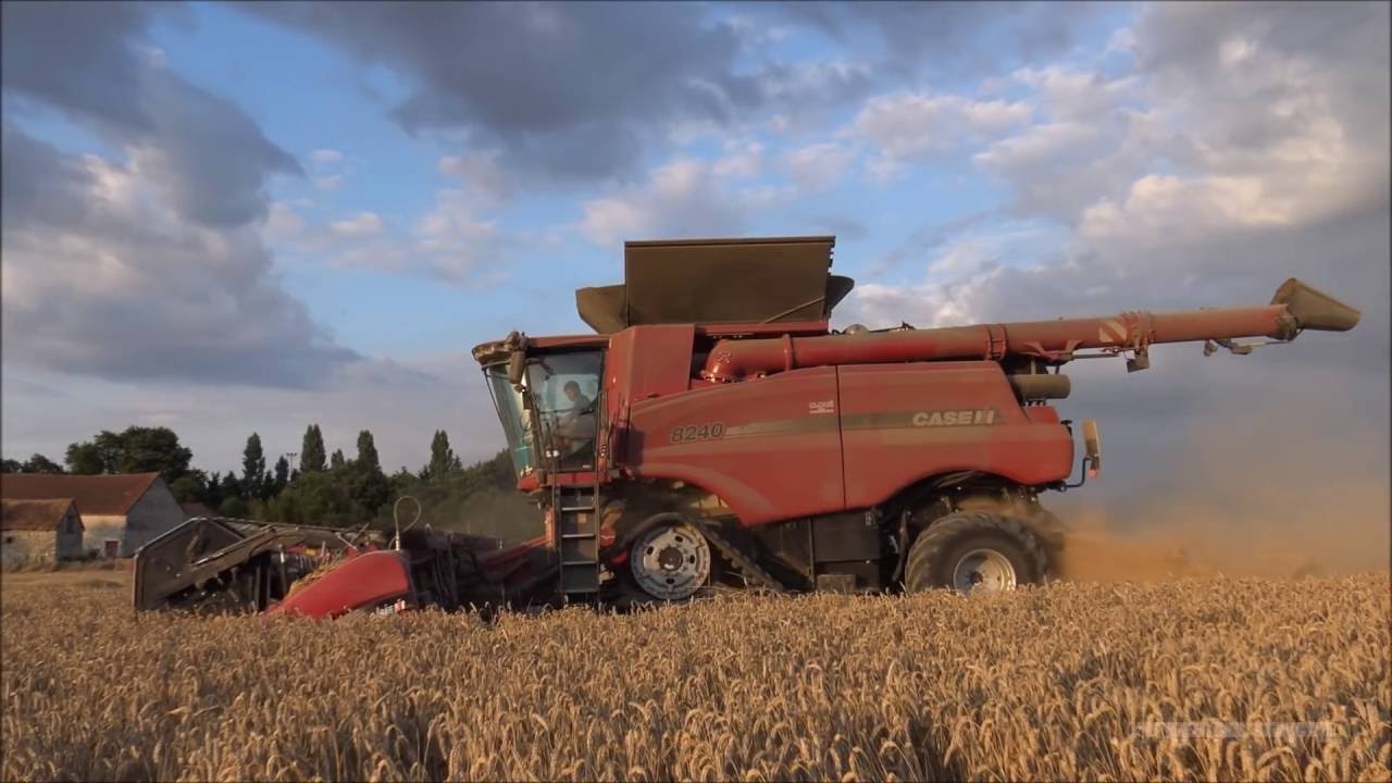 NEW Case Axial Flow 8240 (10m50) Moisson de Blé 2K16 [Sony,DJI Phantom 3 pro]