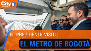 Por primera vez, Abelardo De La Espriella recorrió el Metro de Bogotá | CityTv