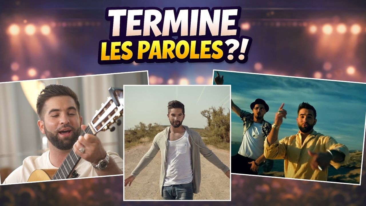 🎤 Termine les Paroles - 100% Hits de Kendji Girac🎶 | Seuls les VRAIS Fans feront 100%