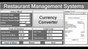 How to Create Restaurant Management Systems in C# Tutorial 4