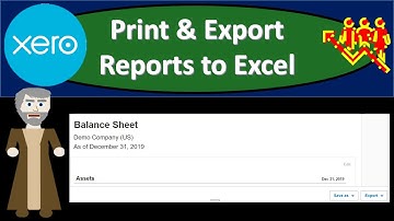 Print & Export Reports to Excel 1.45 Xero Accounting 2020