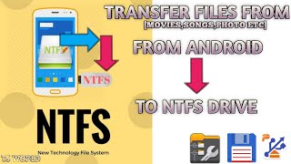 How To Transfer Files From Android To Ntfs Pendrive | Transfer Movies,Photos,Files etc | TS WORLD screenshot 2