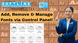 Fonts in Control Panel Explained by Chahat Ma'am | How to View, Install & Manage Fonts in Windows screenshot 1