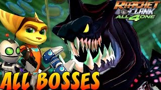 Ratchet and Clank: All 4 One - All Bosses (No Damage)