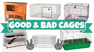 Good and Bad cages to use for your rabbit! These are MY personal opinion on cages and you can take it or leave it :) (DISCLAIMER: 