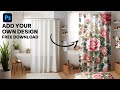 How to make a shower curtain mockup in Photoshop | Photoshop mockup tutorial