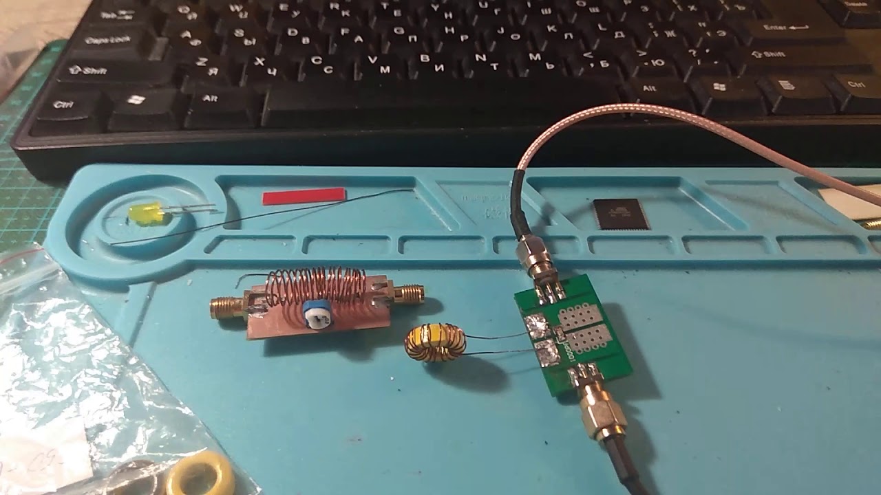 Нахождение значения индуктивности с помощью прибора для измерения АЧХ ...