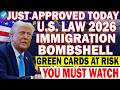 💥 JUST APPROVED  Shocking U S  Immigration Law 2026 — Green Card Holders Must See! 1080p caption