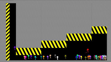 Shutter Crush Unicycle Survival Race in Algodoo