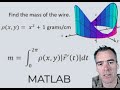 Example Problem:  finding the mass of a wire with a scalar line integral