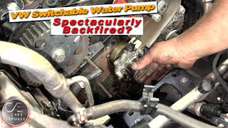 VW Golf Customer overheating complaint Another Switchable Water Pump Fail
