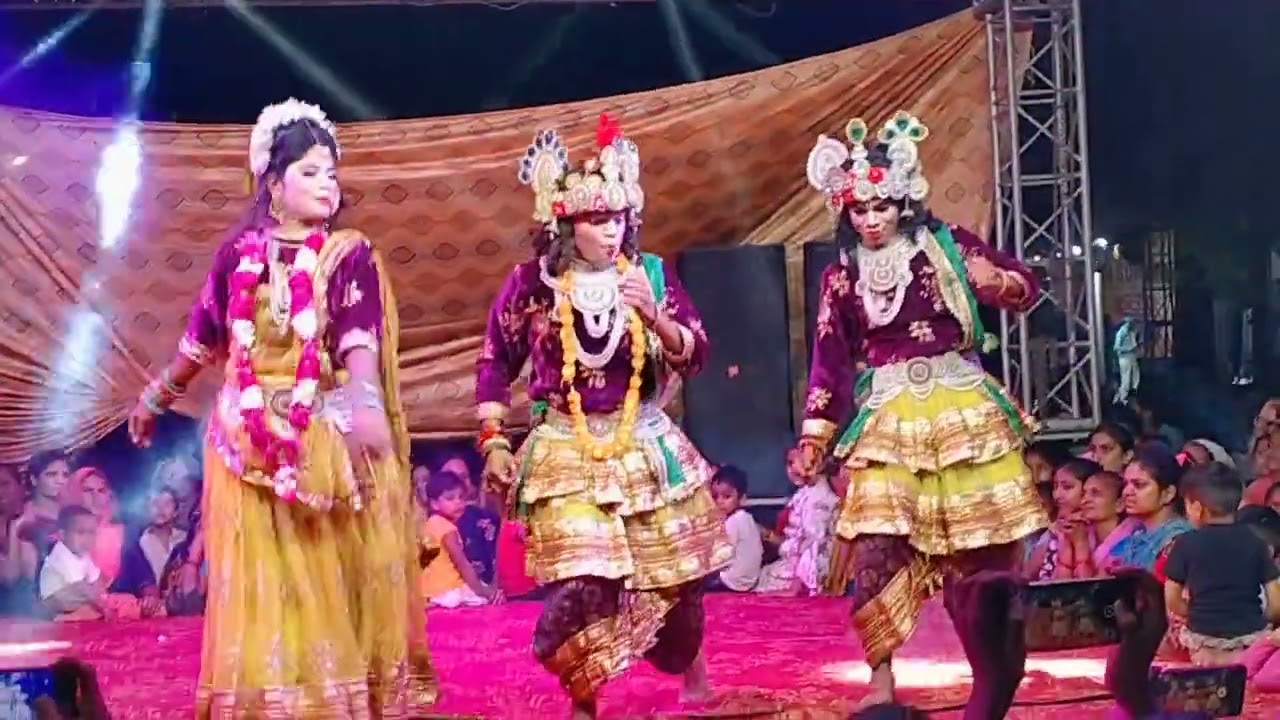           Amazing Radha Krishna dance performance  Slow motion