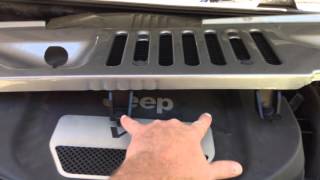 How to clear cowl drain 2007 | Jeep Wrangler JK Forum