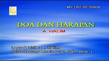 A. Halim - Doa Dan Harapan  (Official Karaoke Video)