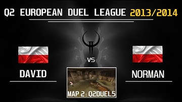 QUAKE2 | EDL #12 Groupstage 5th match | David vs norman - 2nd map q2duel5