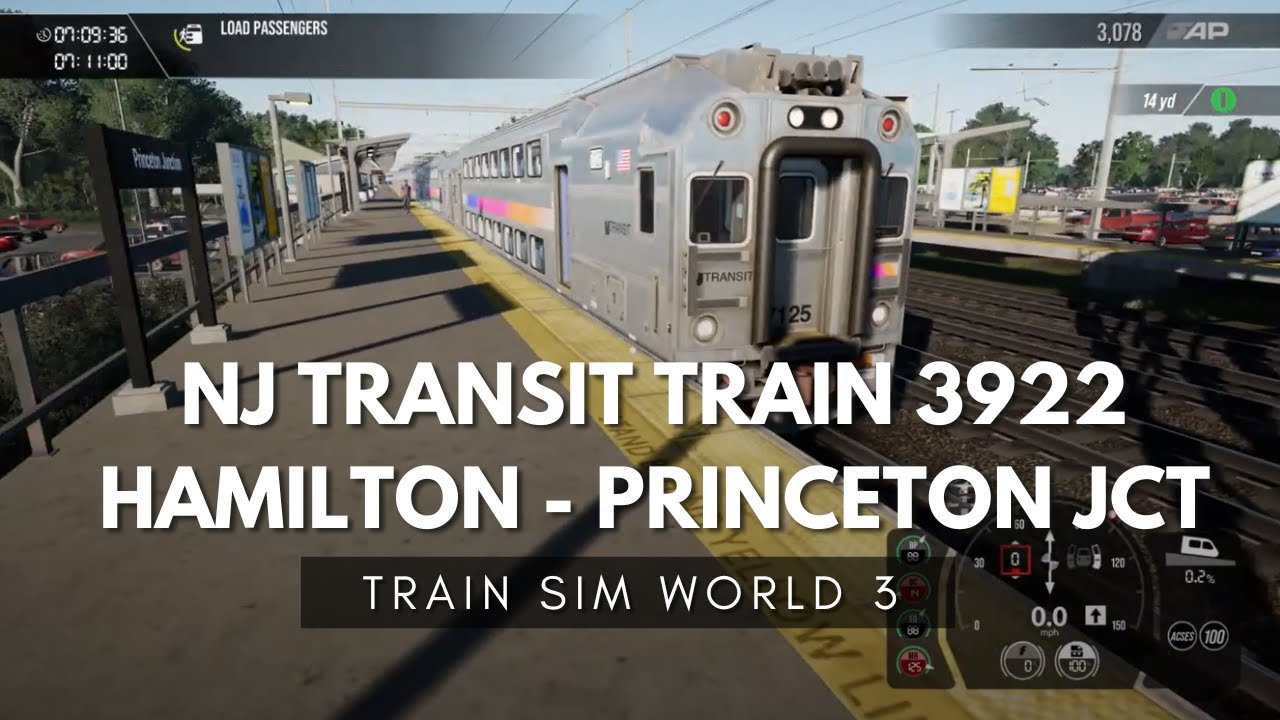 NJT Cab Ride: NECL Train 3922 [Hamilton - Princeton Junction] | Train ...