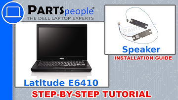 Dell Latitude E6410 Speaker How-To Video Tutorial