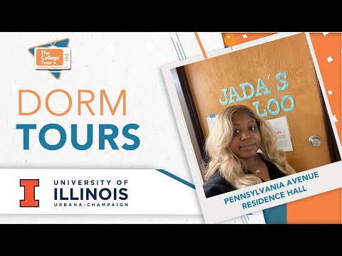 Dorm Tours - University of Illinois Urbana-Champaign - Pennsylvania Ave Residence Hall