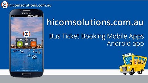 Bus Ticket Booking android app source code for sale