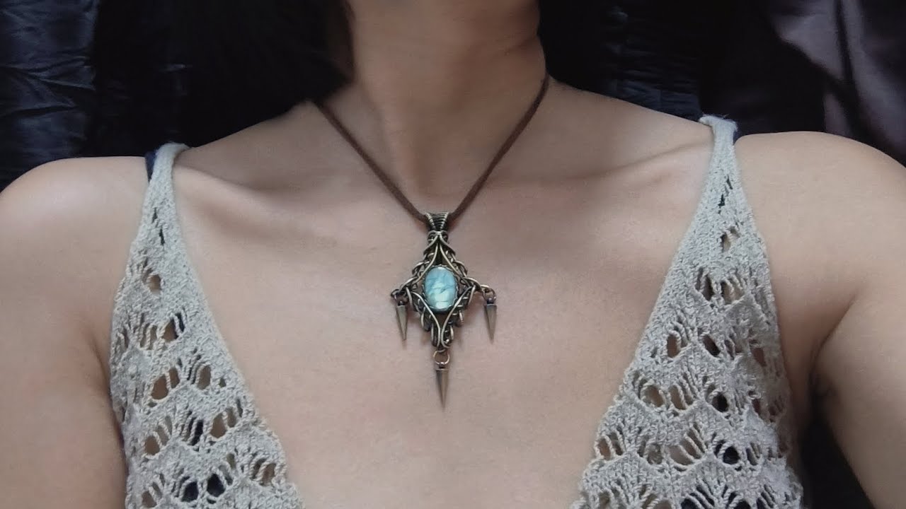 Wire wrapped Pendant tutorial