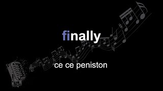ce ce peniston | finally | lyrics | paroles | letra |