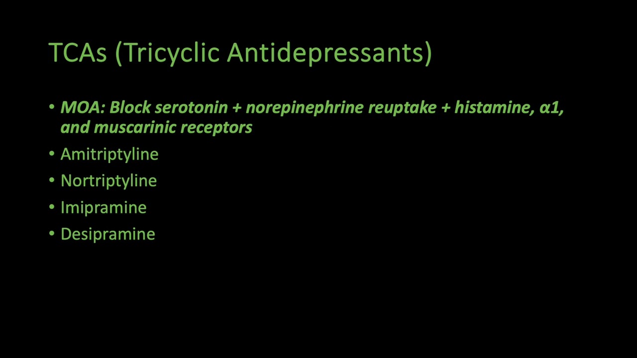 NAPLEX Review: Depression Drug Classes Overview